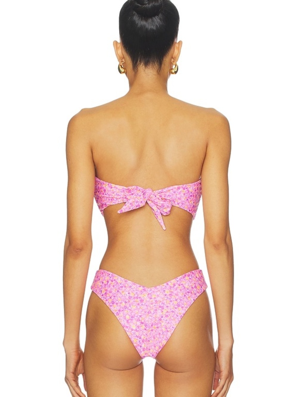 Kulani Kinis Gelato Bloom Strapless Bandeau Bikini Top Floral | Size M - Picture 5 of 15